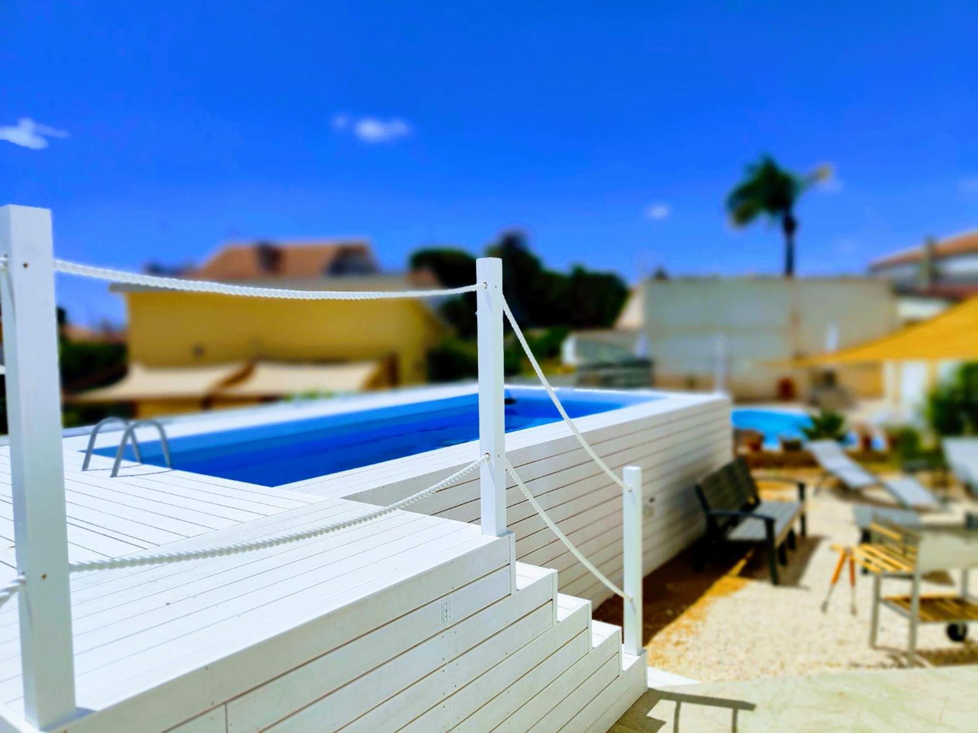 Pool Seaside Relais - Ville Ninfea, Marea, Rosa E Cassiopea Фонтане-Бьянке Экстерьер фото