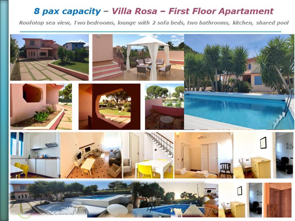 Pool Seaside Relais - Ville Ninfea, Marea, Rosa E Cassiopea Фонтане-Бьянке Экстерьер фото