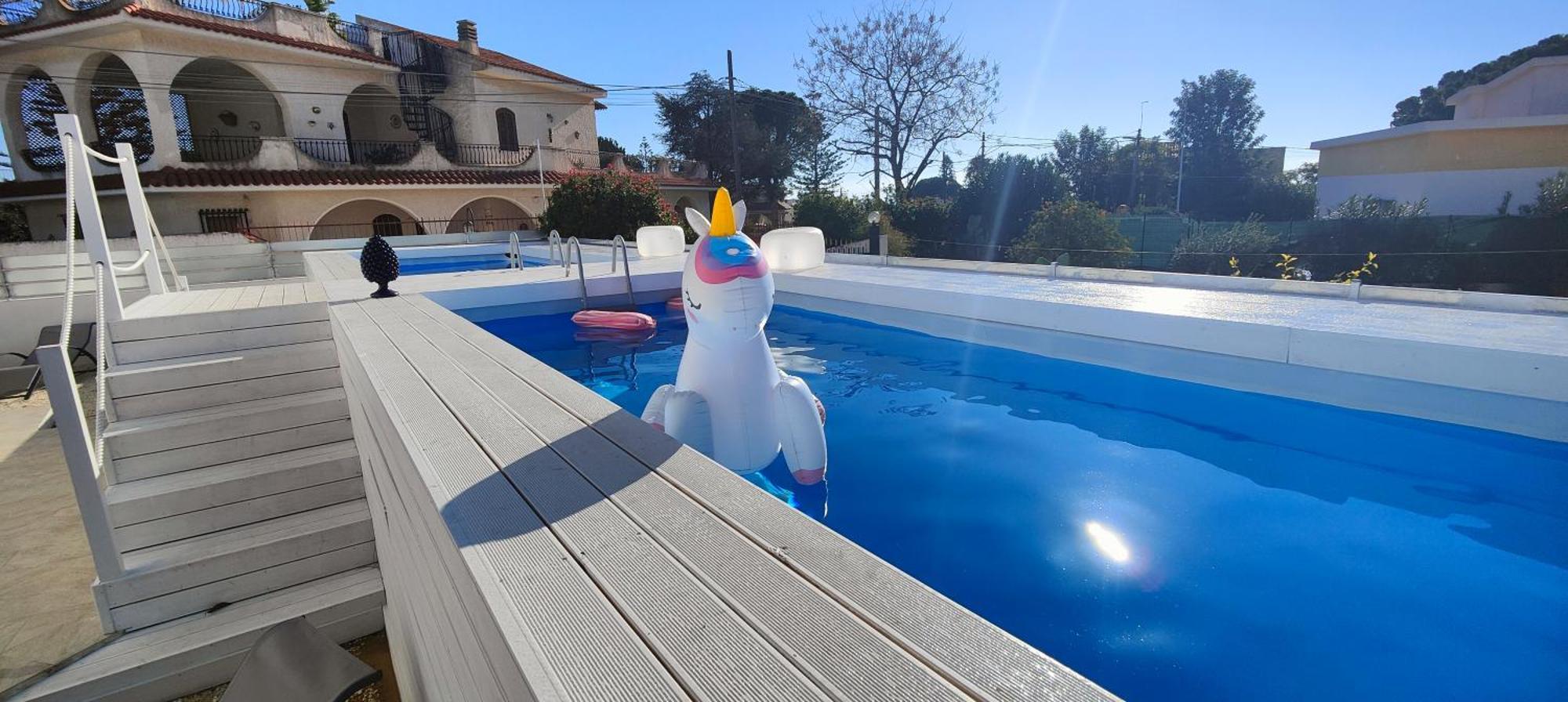 Pool Seaside Relais - Ville Ninfea, Marea, Rosa E Cassiopea Фонтане-Бьянке Экстерьер фото