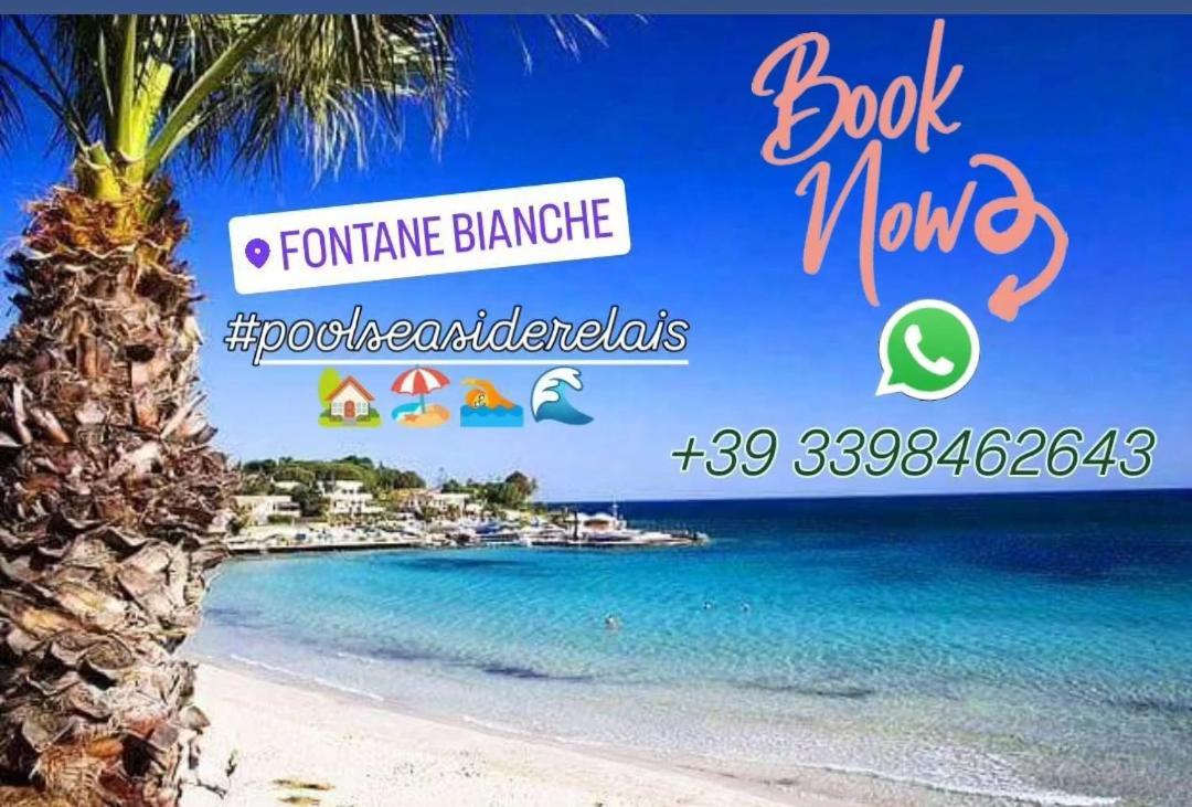 Pool Seaside Relais - Ville Ninfea, Marea, Rosa E Cassiopea Фонтане-Бьянке Экстерьер фото