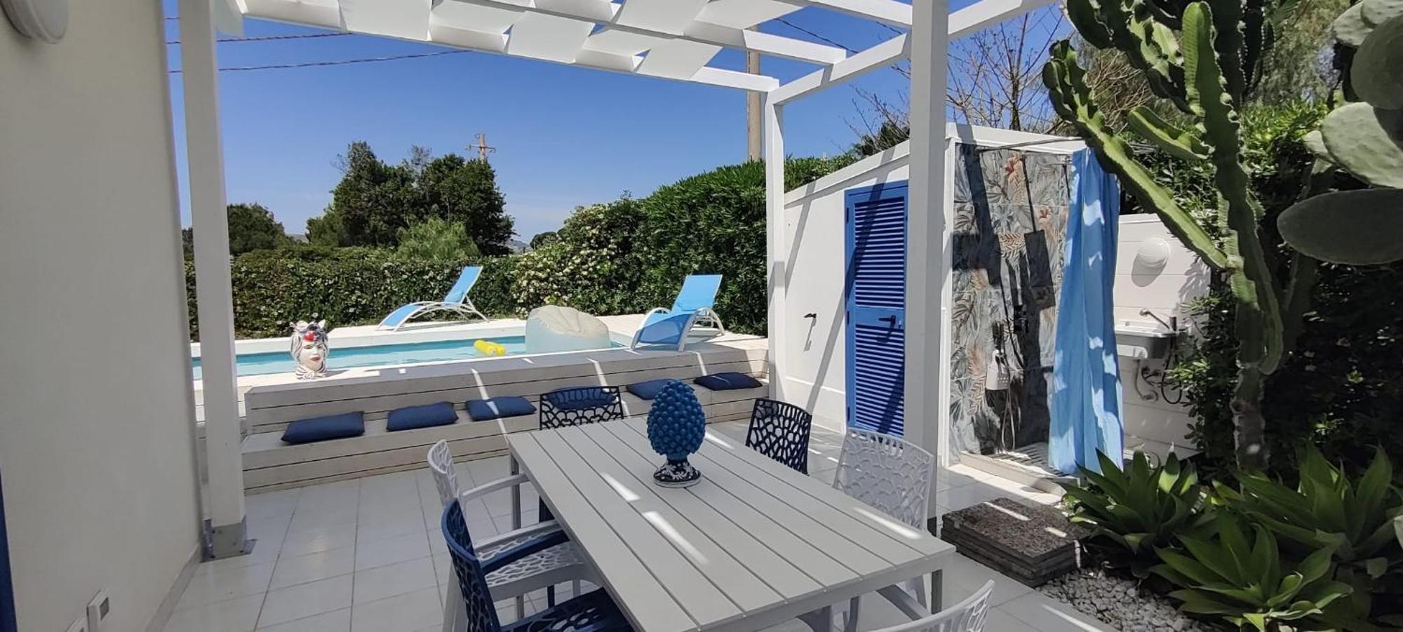 Pool Seaside Relais - Ville Ninfea, Marea, Rosa E Cassiopea Фонтане-Бьянке Экстерьер фото